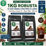 1kg cà phê rang mộc Robusta DUC ANH COFFEE nguyên chất xay pha phin, xay pha máy, ủ lạnh, nguyên hạt, cà phê Đức Anh - Ảnh 2