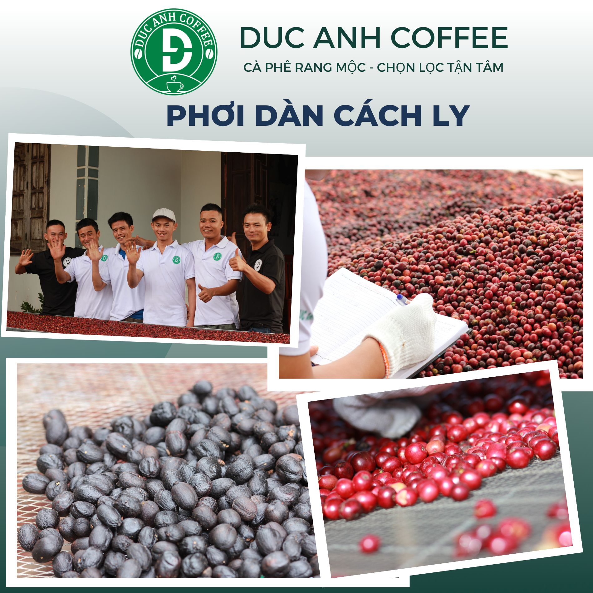 1kg cà phê rang mộc DUC ANH COFFEE tất cả các tùy chọn robusta và arabica - xay dùng pha phin, cafe pha máy, cafe hạt, ủ lạnh - Ảnh 9