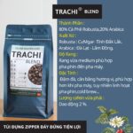 1kg cà phê TRACHI đầy đủ tùy chọn sản phẩm Đậm, Tinh Tế, Blend nguyên hạt, pha phin, pha máy - Ảnh 3